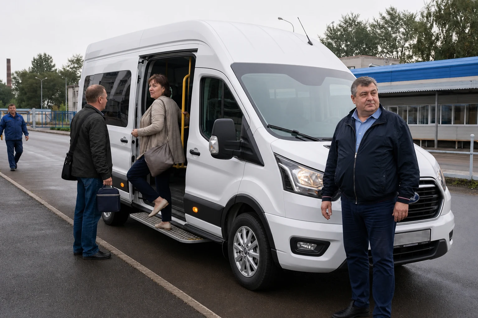 Ford Transit — микроавтобус для групповых перевозок сотрудников